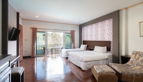 Deluxe-Zimmer, Poolblick