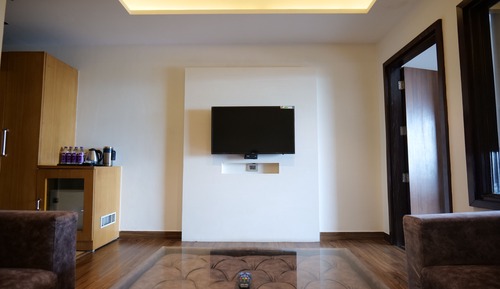 Classic-Suite, 1 Schlafzimmer, Balkon, Poolblick
