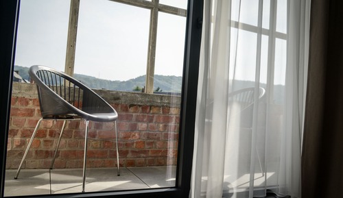 Deluxe-Doppelzimmer, 1 Queen-Bett, Gartenblick