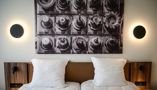 Comfort-Doppelzimmer, 2 Einzelbetten, Stadtblick
