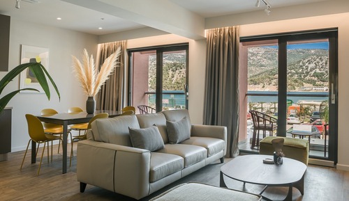 Superior-Apartment, 3 Schlafzimmer, Balkon, Meerblick