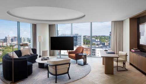 Presidential-Suite, 1 King-Bett, barrierefrei (Hearing)