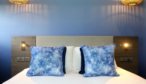 Premium-Vierbettzimmer, Nichtraucher, Blick auf die Anlage