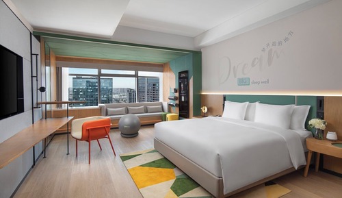 Premium-Zimmer, 1 King-Bett (Fitness Mirror)