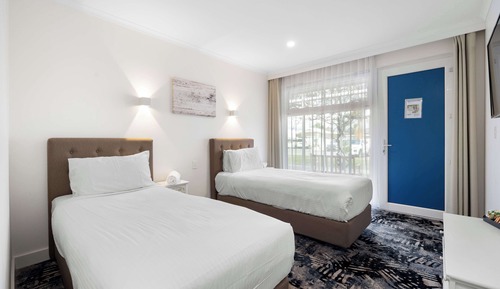 Standardzimmer, 2 Einzelbetten, Gartenblick