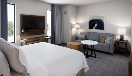 Studiosuite, 1 Queen-Bett, Bergblick
