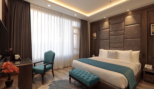 Standardzimmer, 1 King-Bett, Bergblick