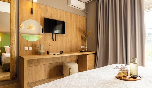 Comfort-Doppel- oder -Zweibettzimmer, 1 Schlafzimmer, Balkon, Stadtblick