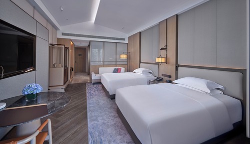 Deluxe-Zweibettzimmer, 2 Einzelbetten, Balkon