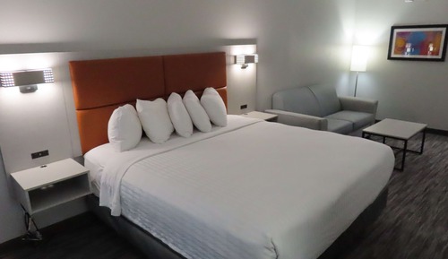 Standardzimmer, 1 King-Bett und Schlafsofa, Nichtraucher, Kühlschrank und Mikrowelle (with Sofabed)