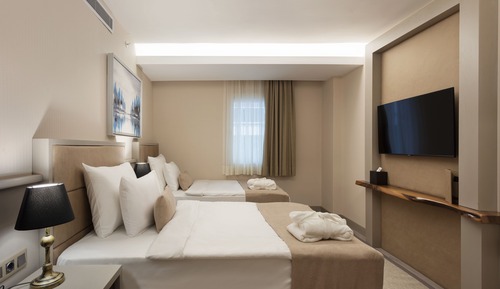 Deluxe-Zimmer, zum Garten hin