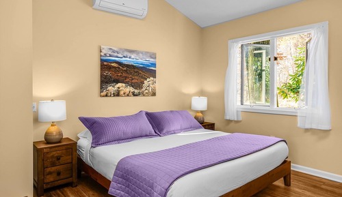 Premium-Ferienhütte, 1 King-Bett, Whirlpool, Bergblick