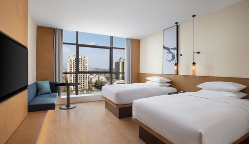 Premium-Zimmer, 2 Doppelbetten