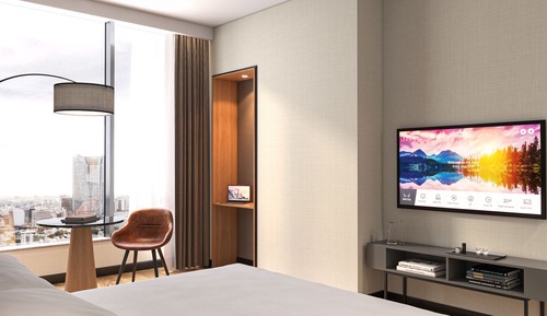 Deluxe-Zimmer, 1 King-Bett und Schlafsofa, Nichtraucher, Stadtblick