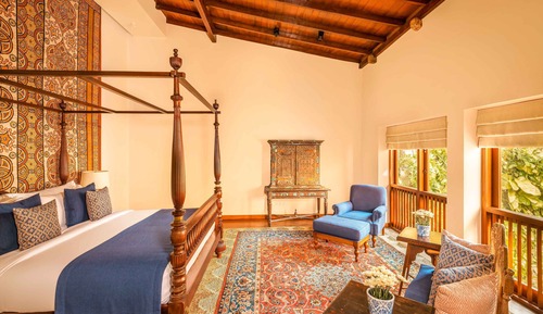Luxury-Doppelzimmer, 1 Schlafzimmer, mit Bad, Gartenblick