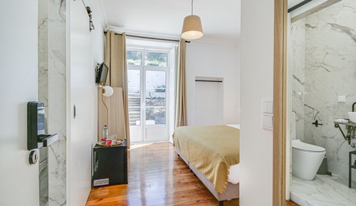 Superior-Zimmer, 1 Schlafzimmer, Kühlschrank, Gartenblick