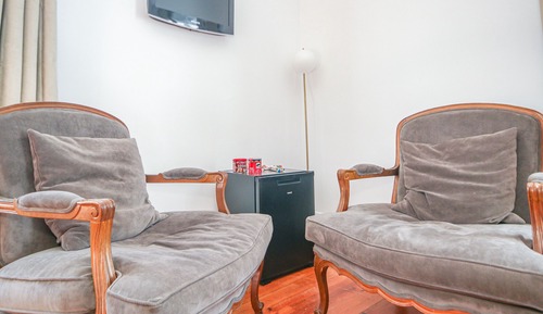 Deluxe-Zimmer, 1 Schlafzimmer, Kühlschrank, Gartenblick