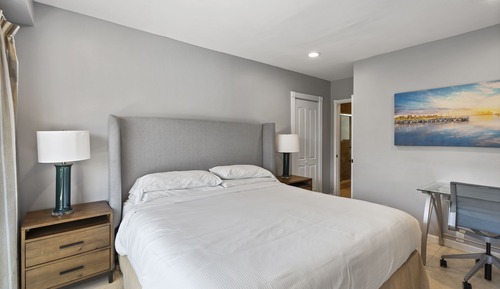 Deluxe-Suite, 2 Schlafzimmer, Balkon, Buchtblick