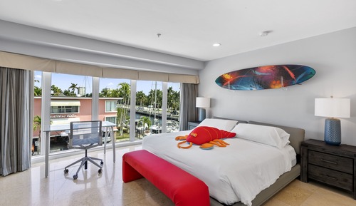 Luxury-Penthouse, 3 Schlafzimmer, Balkon, Buchtblick