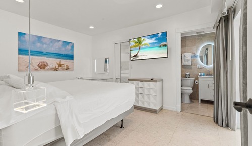 Deluxe-Suite, 1 Schlafzimmer, Terrasse, Buchtblick