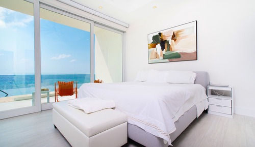 Luxury-Apartment, 1 King-Bett und Schlafsofa, Meerblick, Erdgeschoss