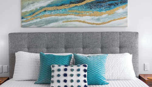 Luxury-Apartment, 1 King-Bett und Schlafsofa, Meerblick