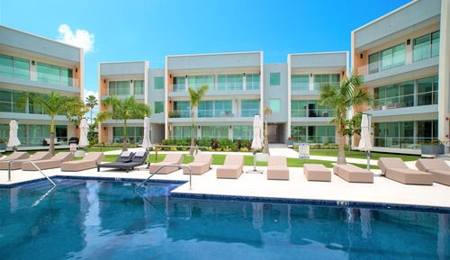 Luxury-Apartment, 2 Schlafzimmer, Balkon, Poolblick