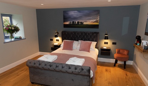 Superior-Doppelzimmer, mit Bad, Gartenblick