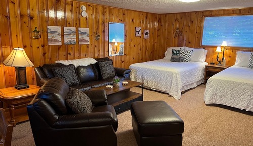 Deluxe-Doppelzimmer, Kochnische, Bergblick