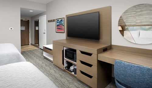 Zimmer, 2 Queen-Betten, barrierefrei (Hearing)