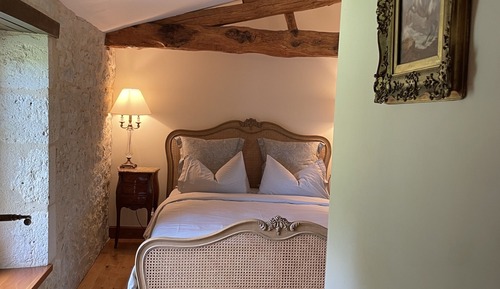 Luxury-Doppelzimmer, mit Bad, Blick auf den Weinberg