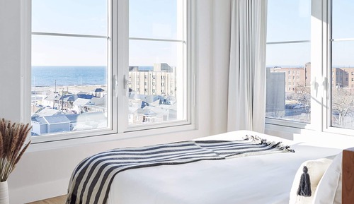 Junior-Suite, 1 King-Bett, Balkon, Meerblick