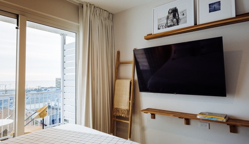 Zimmer, Terrasse, Meerblick (Bunk Room)