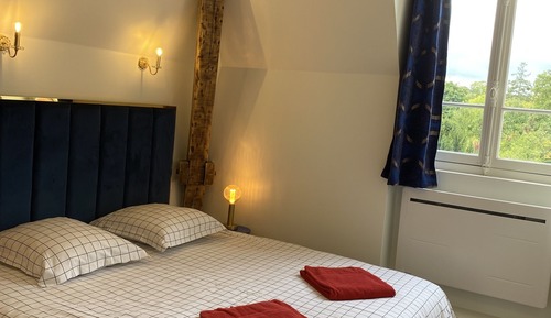 Premium-Doppelzimmer, mit Bad, Gartenblick