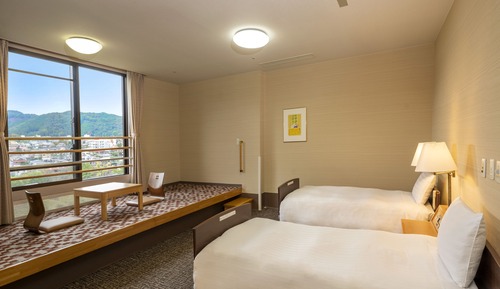 Zweibettzimmer, Nichtraucher (Accessible room(With private bathroom)