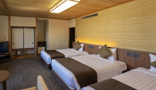 Dreibettzimmer, Nichtraucher, Flussblick (With shower booth)