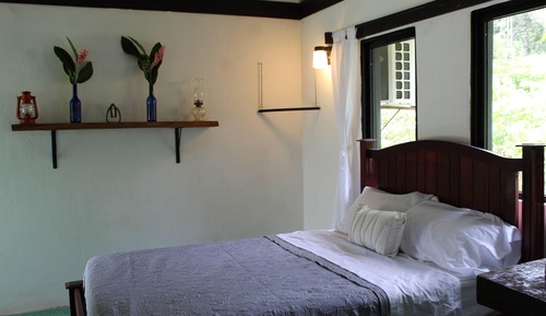 Comfort-Ferienhütte, 1 Doppelbett