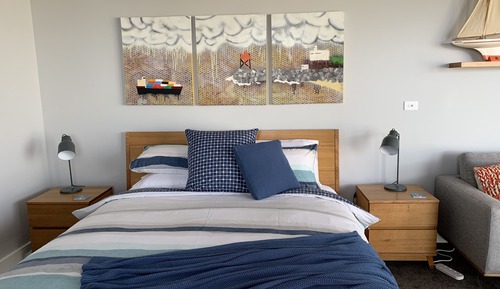Deluxe-Studio, 1 King-Bett, Hafenblick
