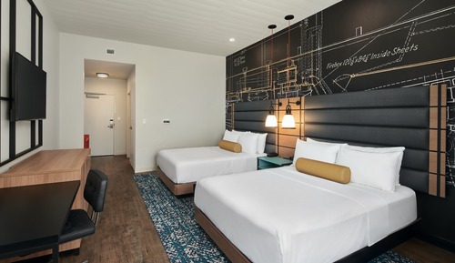 Standardzimmer, 2 Doppelbetten