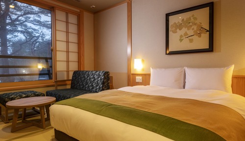 Junior-Doppelzimmer, eigenes Bad (JPN Western Style w/ Hot Spring 1F)
