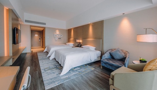 Executive-Zimmer, 2 Queen-Betten, Flussblick, Executive-Etage