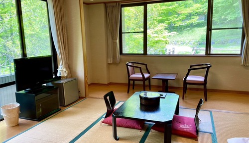 Traditional-Zimmer, Gemeinschaftsbad, Eckzimmer (Japanese Style)