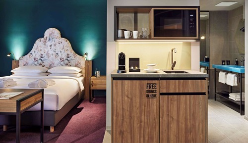 Studio, 1 King-Bett und Schlafsofa