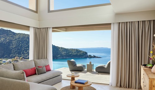 Suite, eigener Pool, Meerblick (Maisonette)