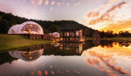 Luxury-Vierbettzimmer, Nichtraucher (Twin Dome)