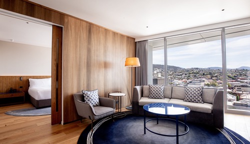 Suite, 1 Schlafzimmer, Zugang zur Business-Lounge, Stadtblick