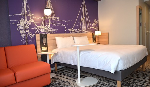 Standardzimmer, 1 Doppelbett und Schlafsofa