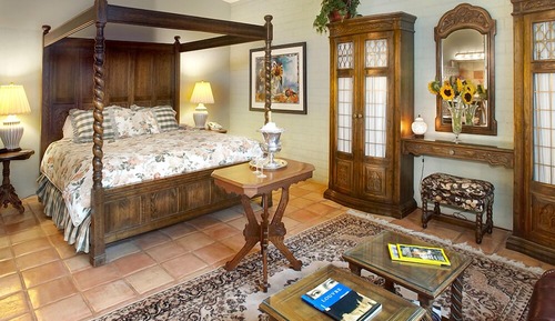 Deluxe-Suite, 1 King-Bett, Whirlpool, zum Innenhof hin