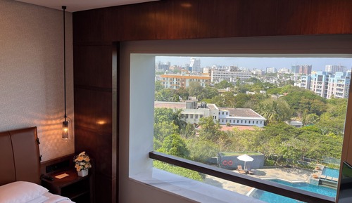 Club-Zimmer, 2 Einzelbetten, Poolblick