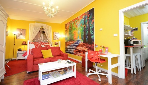 Premier-Apartment, 1 Queen-Bett, Gartenblick